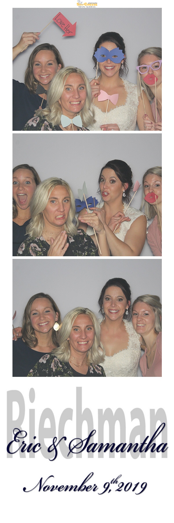 Huster / Riechman Wedding  | View more photos from the event at gallery.saycheesephotobooth.com/u/SayCheesePhotoBooth/Huster-Riechman-Wedding